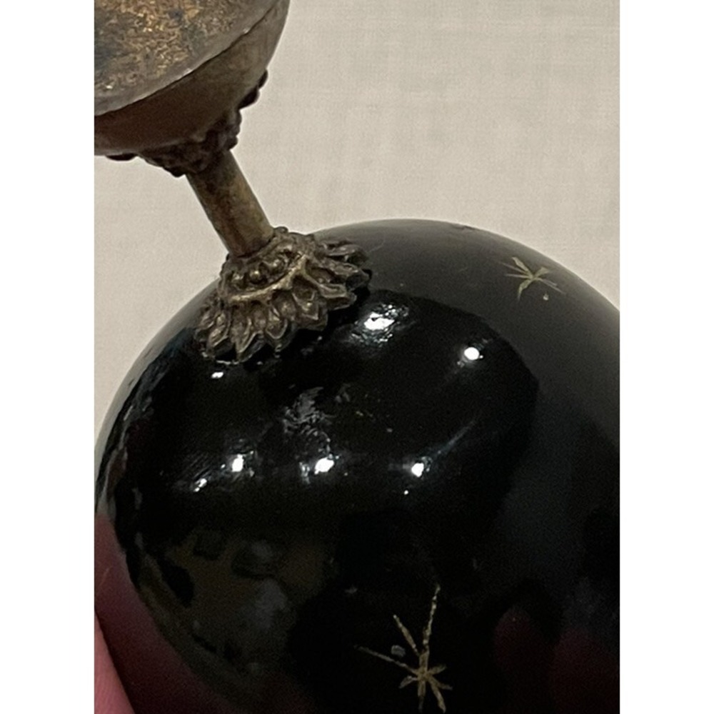 Vintage Russian Hand Painted Lacquer Egg Winter Orthodox Church Signed Usov - Picture 15 of 16